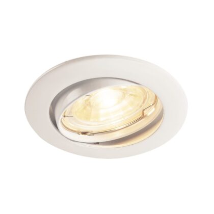 SLV Belgium Pika QPAR51 plafond inbouw richtbaar wit max 50W 1000718