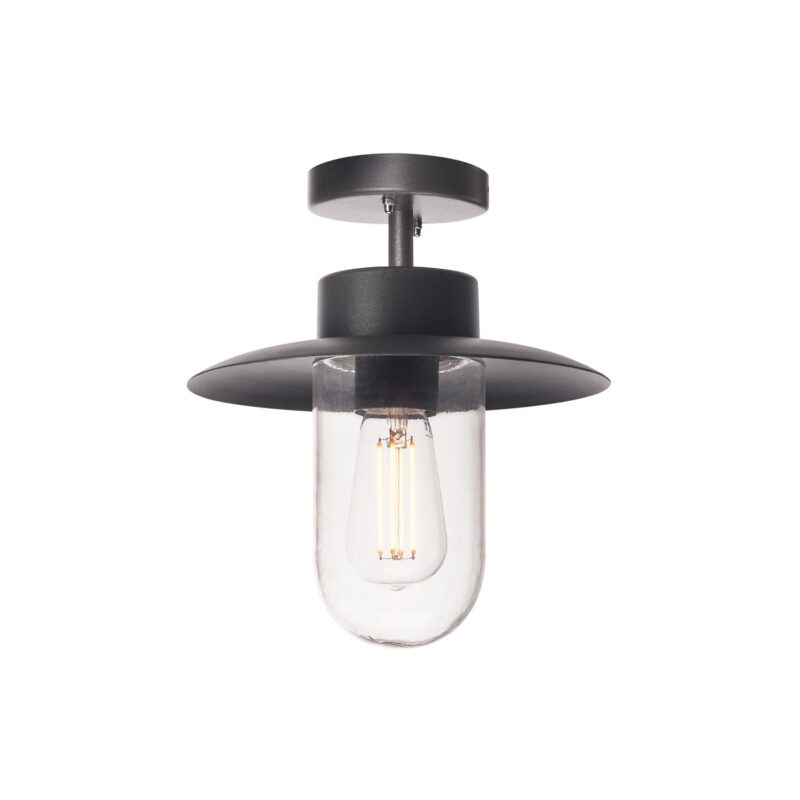 SLV Belgium Molat E27 plafondarmatuur outdoor antraciet max 60W IP44 1000823