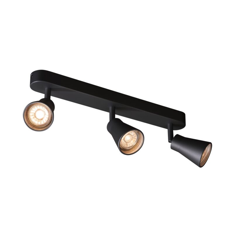 SLV Belgium Avo CW Triple indoor wand/plafond QPAR51 zwart max. 50W 1000892