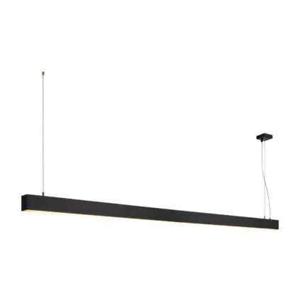 SLV Belgium Glenos hanglamp mat zwart 2m 103W 3000K 1001406