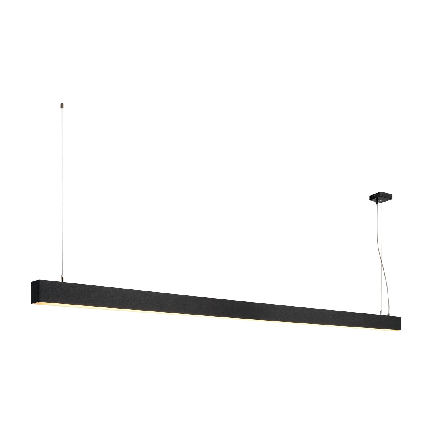 SLV Belgium Glenos hanglamp mat zwart 2m 103W 3000K 1001406