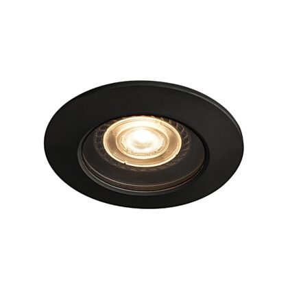 SLV Belgium Varu QPAR51 DL outdoor plafondinbouwlamp zwart IP20/65 1001930
