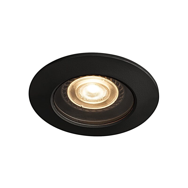 SLV Belgium Varu QPAR51 DL outdoor plafondinbouwlamp zwart IP20/65 1001930
