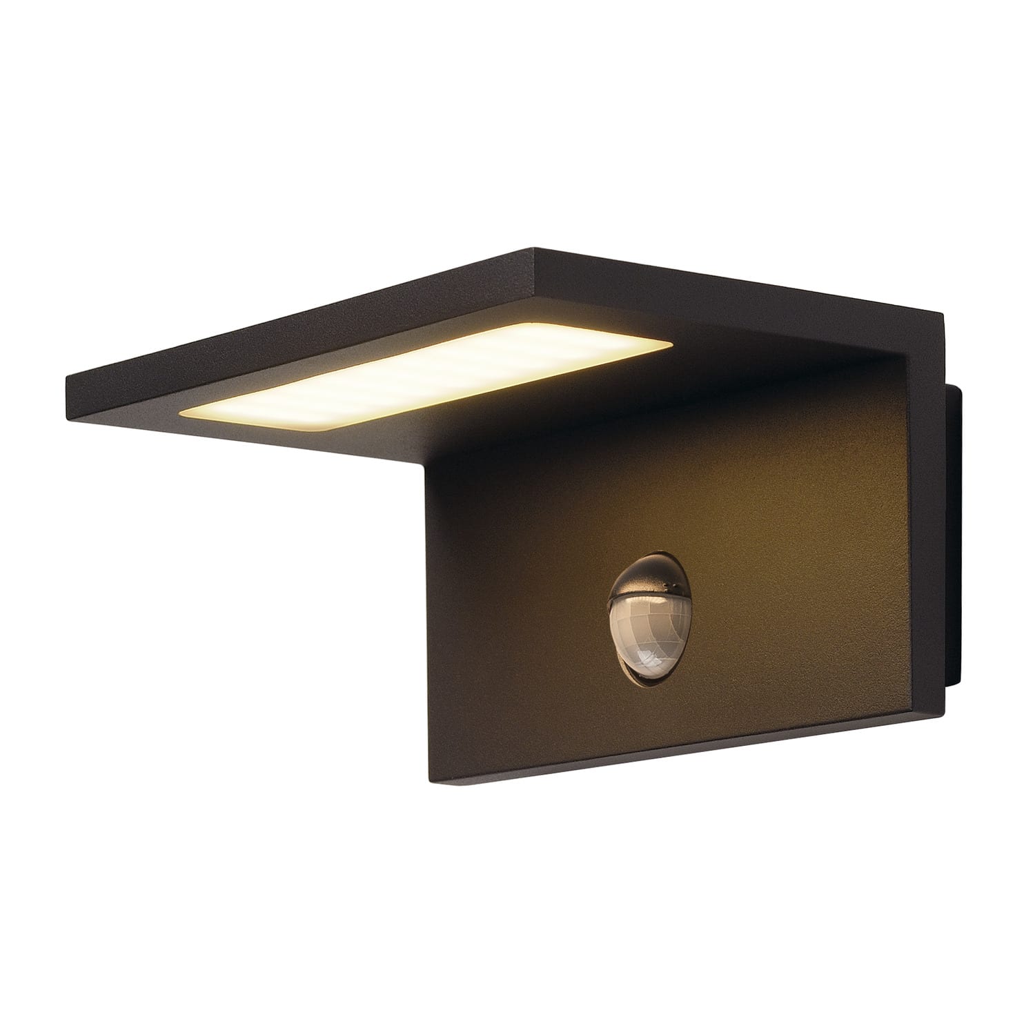 SLV Belgium LED sensor WL LED outdoor wandopbouwlamp IP54 anthraciet 3000K 1001969