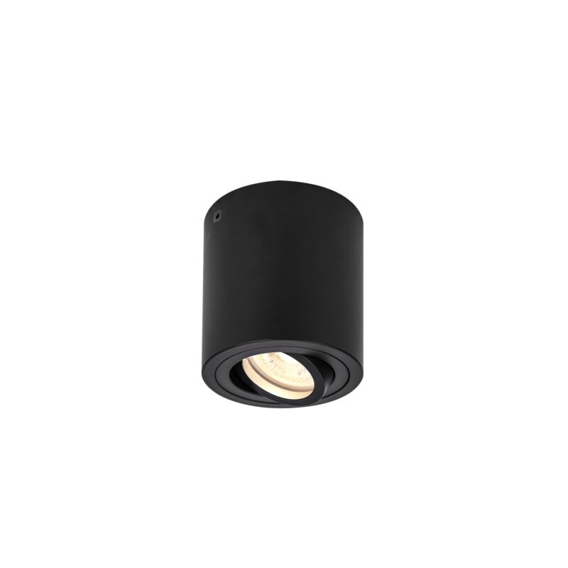 SLV Belgium Triledo CL indoor plafondopbouwlamp QPAR51 zwart max 10W 1002010
