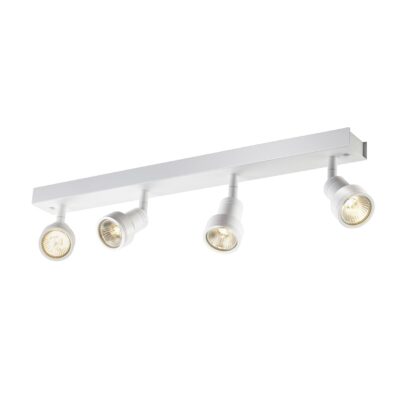 SLV Belgium Puri CW indoor wand/plafond quad QPAR51 wit 4x50W 1002030
