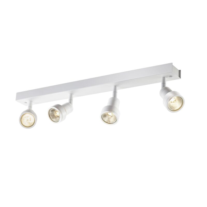 SLV Belgium Puri CW indoor wand/plafond quad QPAR51 wit 4x50W 1002030