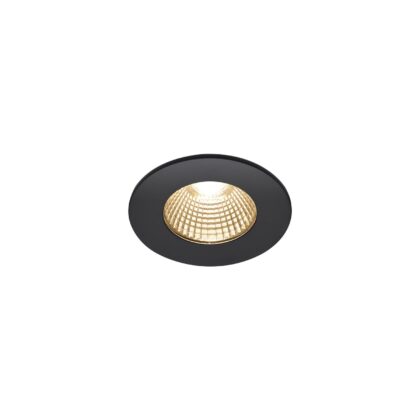 SLV Belgium Patta-I LED outdoor plafondinbouwlamp rond DL IP65 zwart 1800-3000K 1002098