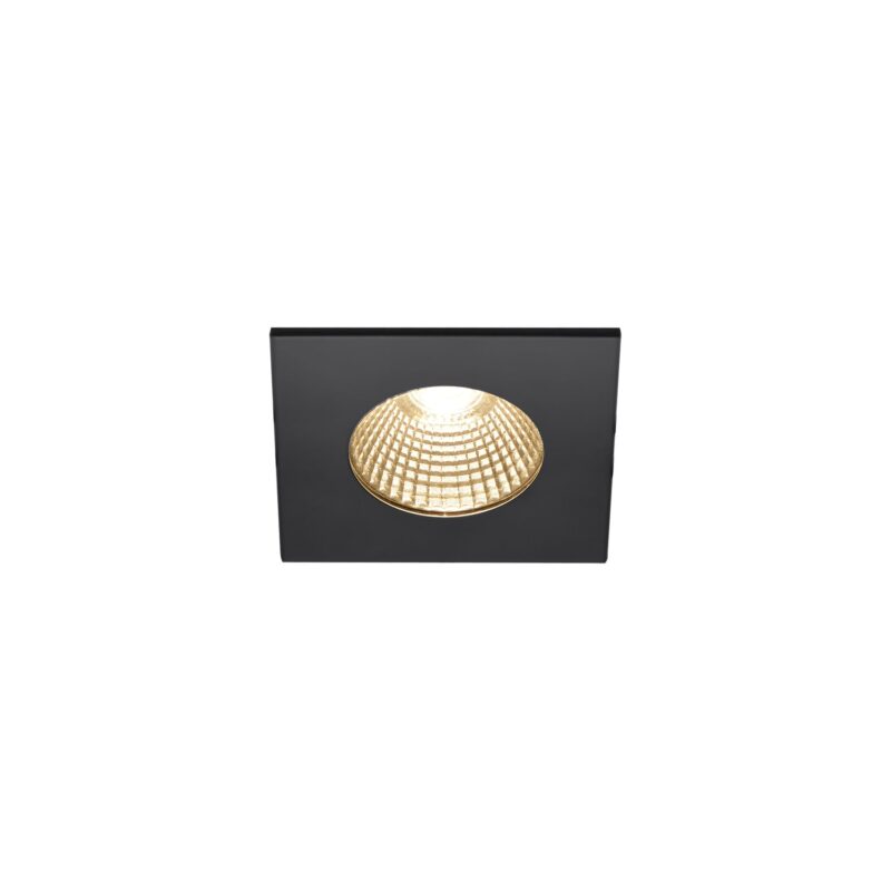 SLV Belgium Patta-I LED outdoor plafondinbouwlamp vierkant DL IP65 zwart 1800-3000K 1002101