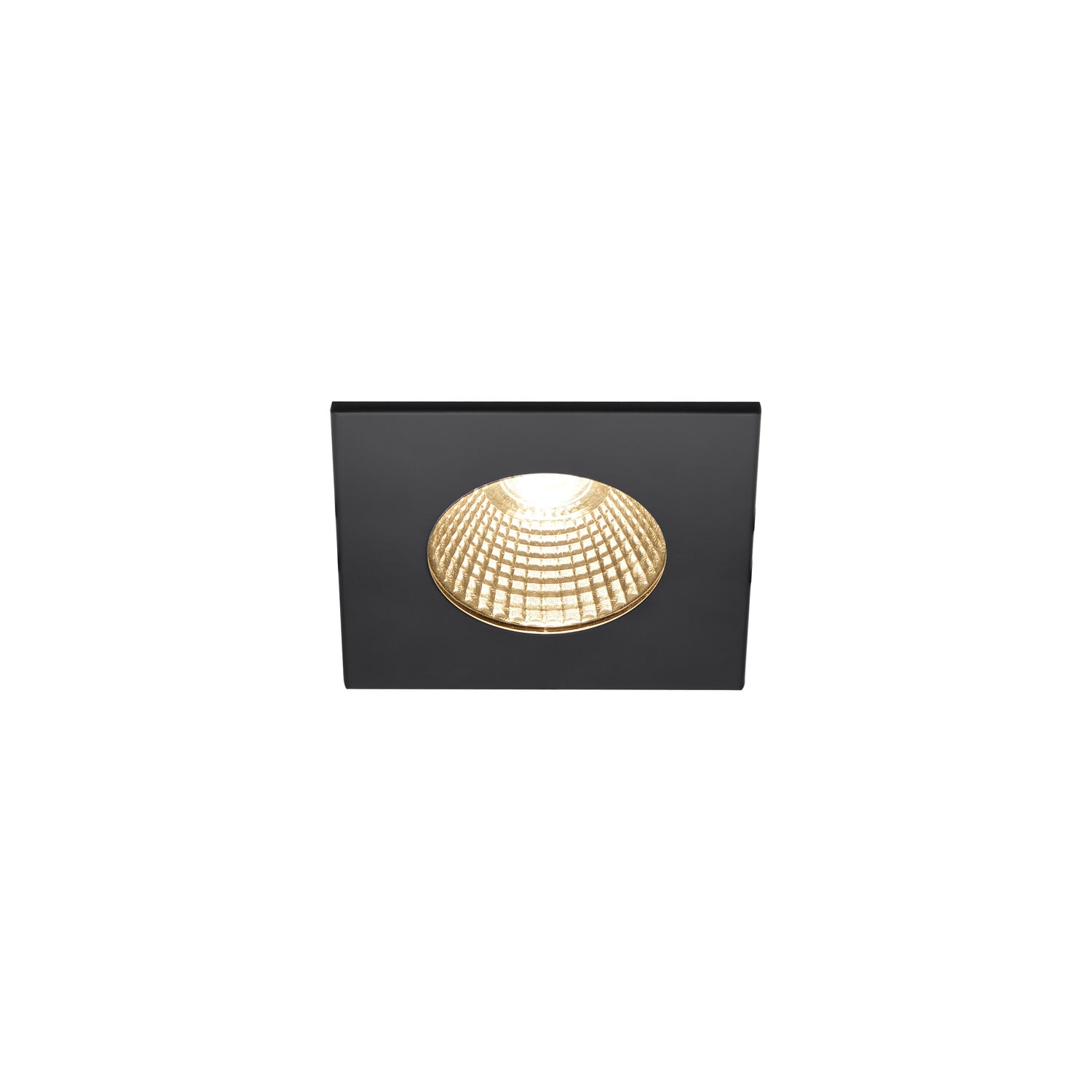 SLV Belgium Patta-I LED outdoor plafondinbouwlamp vierkant DL IP65 zwart 1800-3000K 1002101