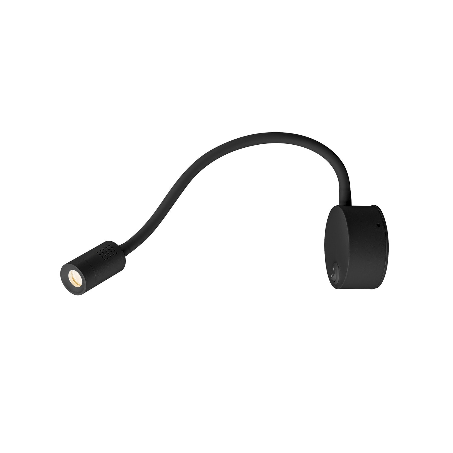 SLV Belgium Dio Flex Plate LED LED indoor wandopbouwlamp zwart 3000K 1002431