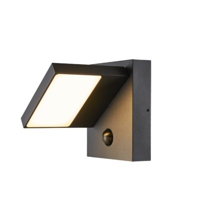 SLV Belgium Abridor sensor outdoor LED wandarmatuur IP55 antraciet 3000/4000K 1002990