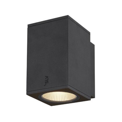 SLV Belgium Enola square M single outdoor LED wandarmatuur antraciet 1003417
