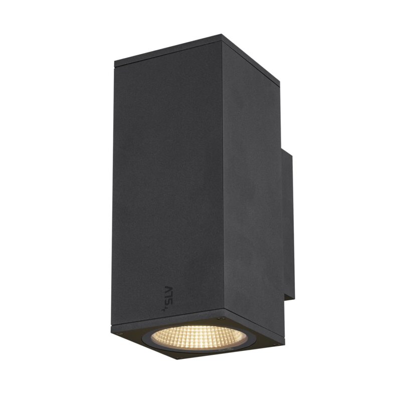 SLV Belgium Enola square up/down M outdoor LED wandarmatuur antraciet 1003419