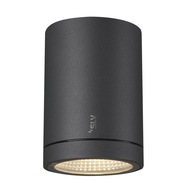 SLV Belgium Enola round S outdoor LED plafondarmatuur antraciet 1003426