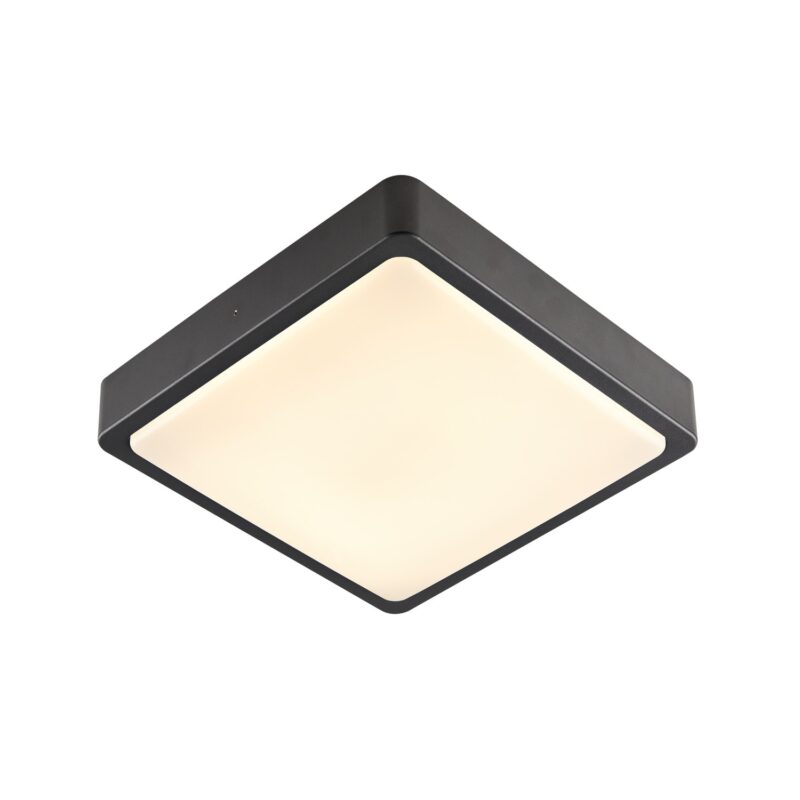 SLV Belgium Ainos square outdoor LED wand/plafondarmatuur antraciet CCT Switch 3000/4000K 1003450