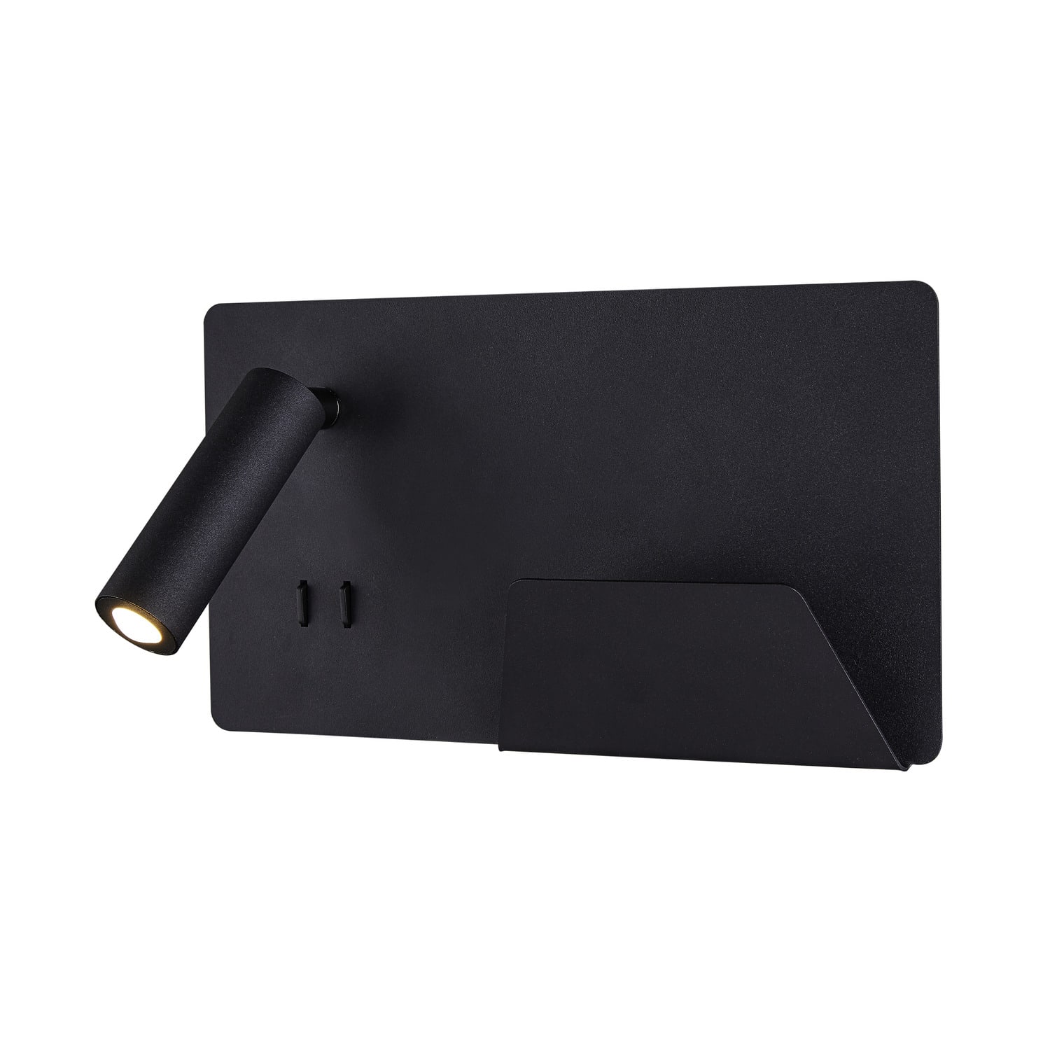 SLV Belgium Somnila spot indoor LED wandarmatuur 3000K zwart versie rechts inc USB-aansl 1003456