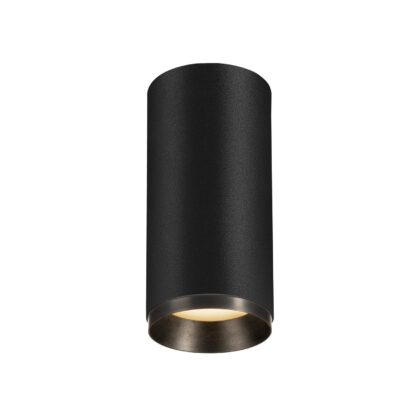 SLV Belgium Numinos CL phase M LED plafondopbouw zwart/zwart 3000K 60° 1004228