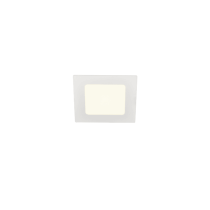 SLV Belgium Senser 12 DL LED plafondinbouwlamp hoekig wit 4000K 1004697