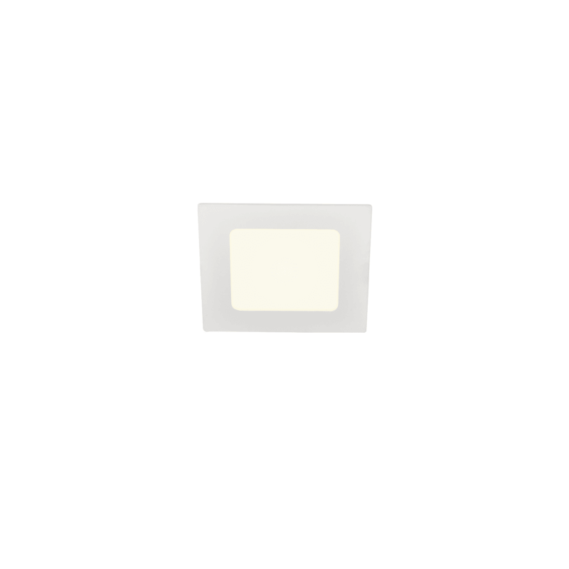 SLV Belgium Senser 12 DL LED plafondinbouwlamp hoekig wit 4000K 1004697