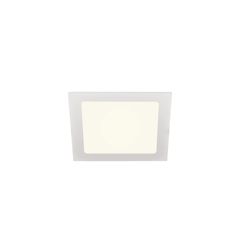 SLV Belgium Senser 18 DL LED plafondinbouwlamp hoekig wit 4000K 1004698
