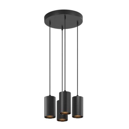 SLV Belgium ASTO TUBE hanglamp GU10 hanglengte 250 cm max 4x10 W zwart 1006437