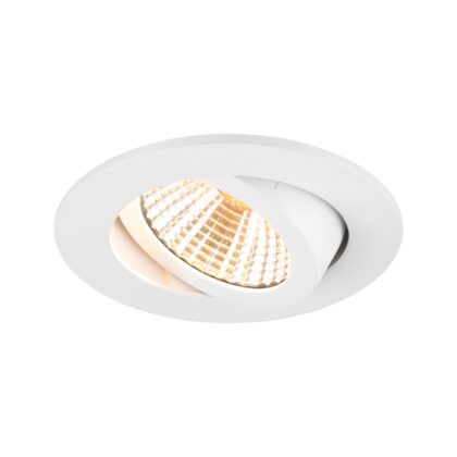 SLV Belgium NEW TRIA 68 plafondinbouwarmatuur 3000K 38° IP 20 rond wit 1007389