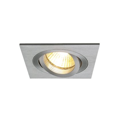 SLV Belgium New Tria I GU10 inbouwspot 50W 230V alu geborsteld 111361