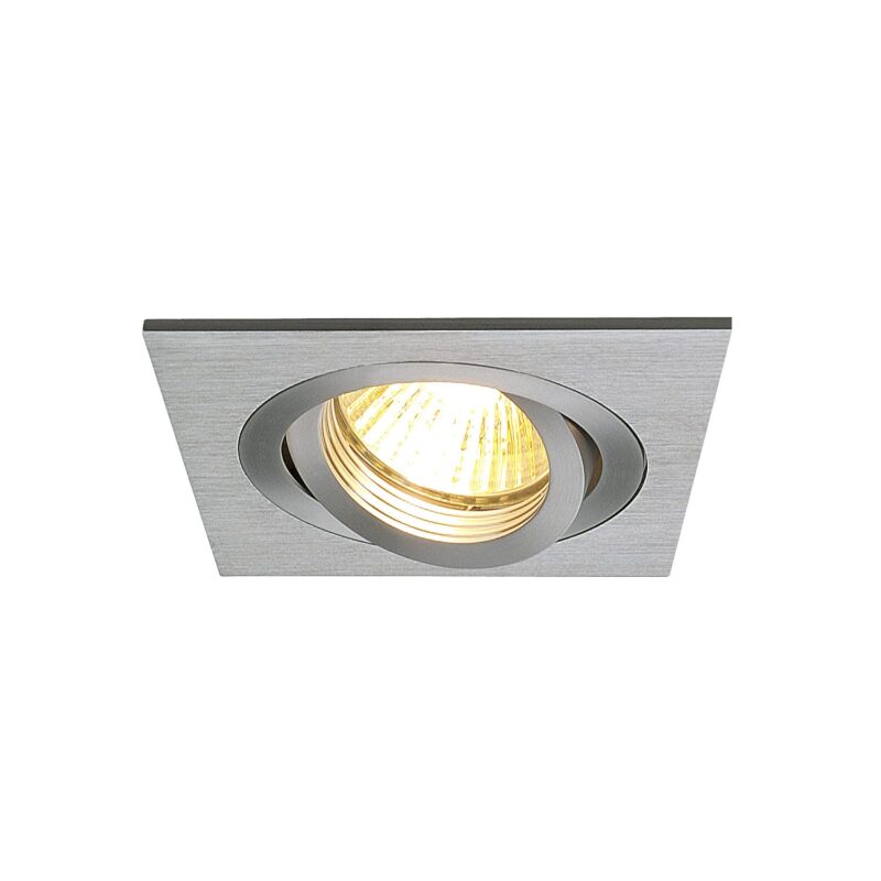 SLV Belgium New Tria I GU10 inbouwspot 50W 230V alu geborsteld 111361