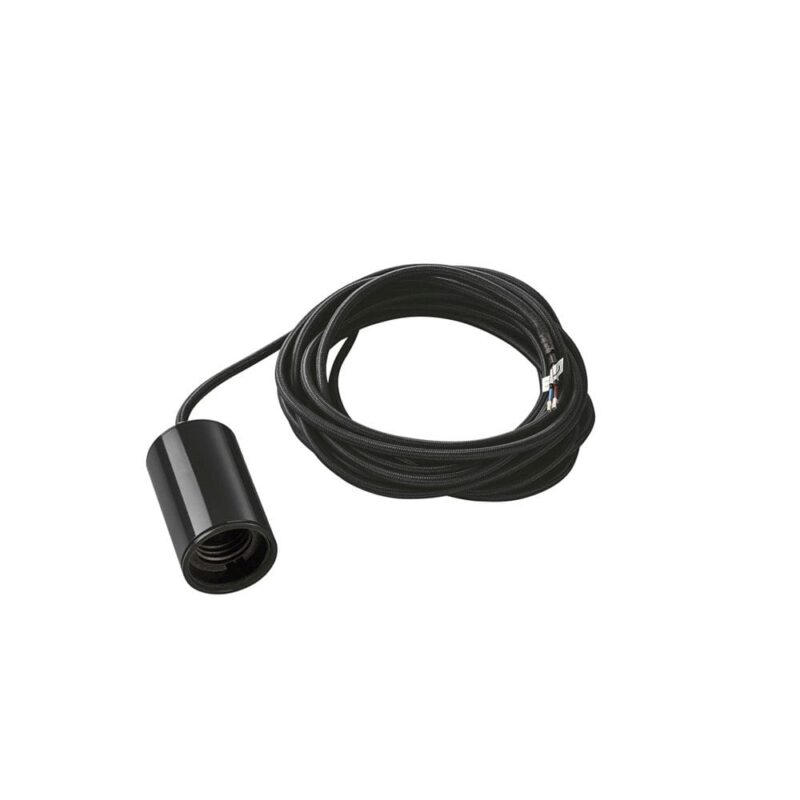 SLV Belgium Fitu pendel E27 A60 230V 60W 5m zwart 132690