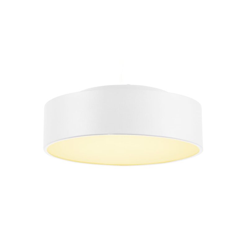 SLV Belgium MEDO 30 plafondopbouw/pendel LED 12W 3000K alu/staal/PMMA diam.28cm wit 135021