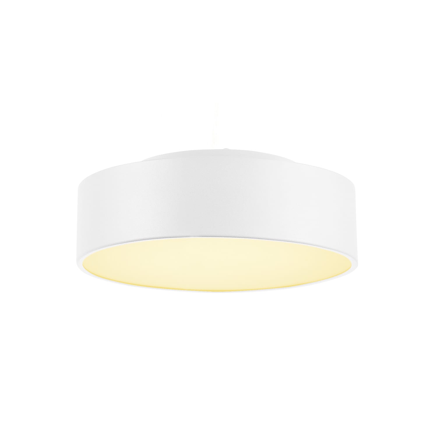 SLV Belgium MEDO 30 plafondopbouw/pendel LED 12W 3000K alu/staal/PMMA diam.28cm wit 135021