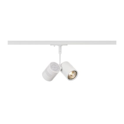 SLV Belgium BIMA II spot wit GU10 2x50W max. incl. 1-fase adapter 143431