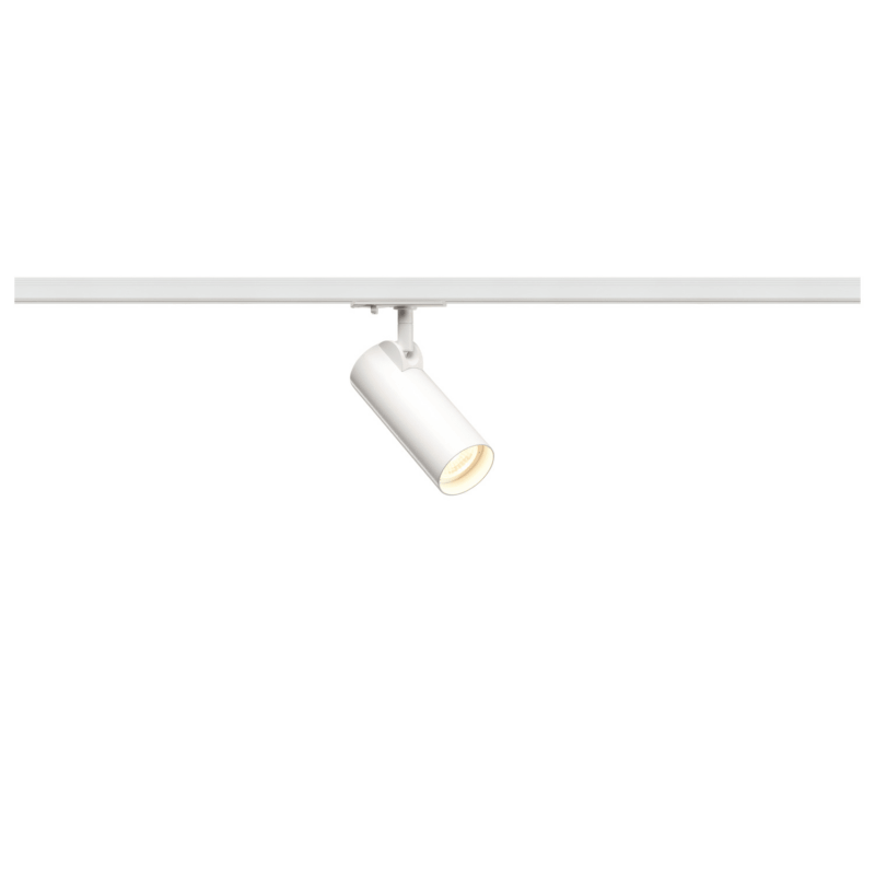 SLV Belgium Helia 50 LED spot voor 1-fase HV track systeem 3000K wit 35° incl 1F adap 143581