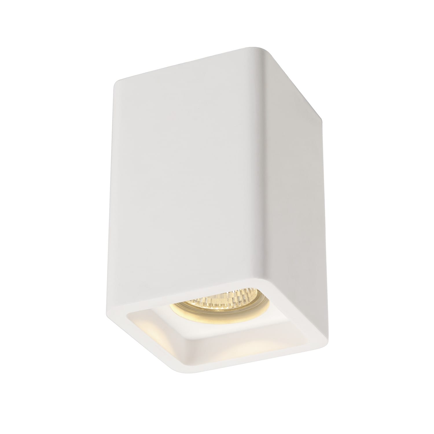 SLV Belgium Plastra CL-1 plafondopbouwspot 1x35W Gu10 230V L9xB9cm wit 148004