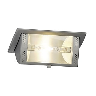 SLV Belgium HQI-TS DL 150 plafondinbouw Rx7s 150W zilver grijs 150939