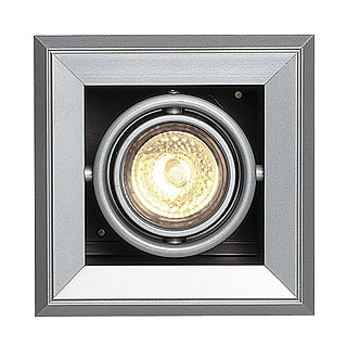 SLV Belgium Aixlight MOD 1 GU10 wand/plafondinbouwspot 50W 230V zilver grijs 154552
