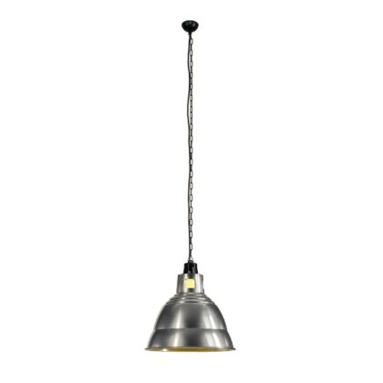 SLV Belgium Para 380 pendel E27 260W 230V buitenkant & binnenkant: alu natuur 165358