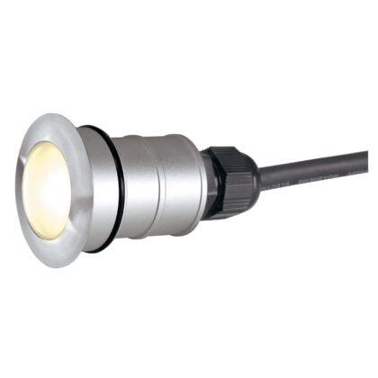 SLV Belgium Power Trail-Lite wand/plafondinbouw PowerLED 1W 350mA inox LED warm wit 228332