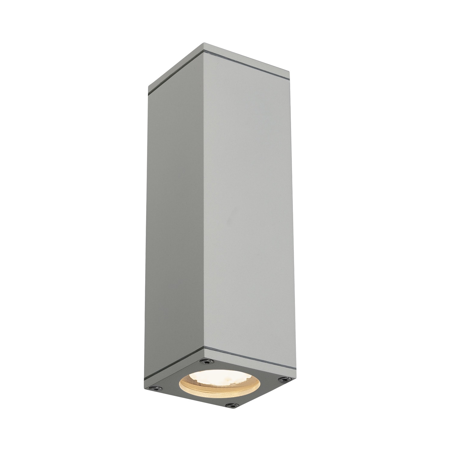 SLV Belgium Theo Up-Down Out wandlicht GU10 2x35W 230V zilver grijs 229532