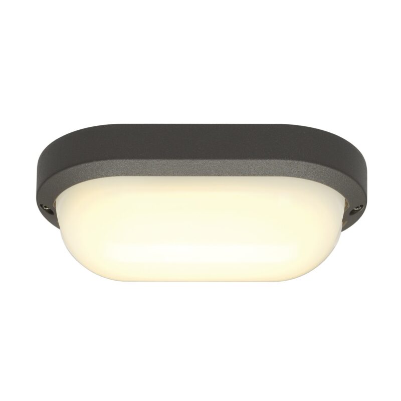 SLV Belgium Terang 2 opbouw LED 11W 680lm 3000K antraciet IP44 229935