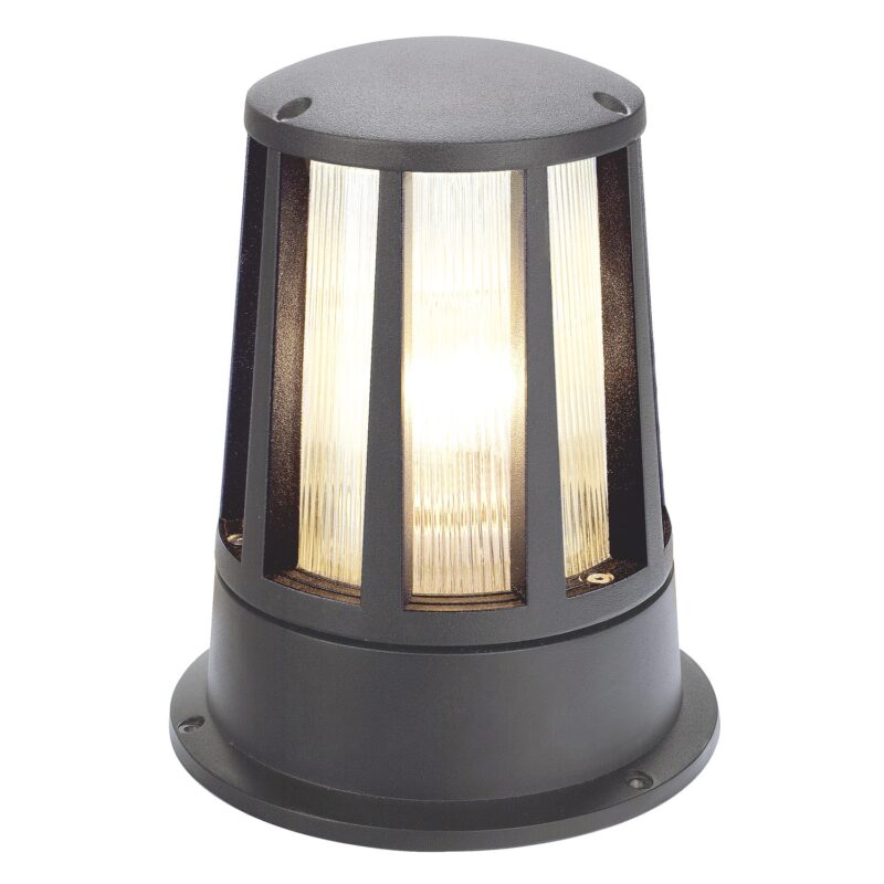SLV Belgium Cone tuinpaaltje 1x100W E27 230V D19xH24cm antraciet IP54 230435