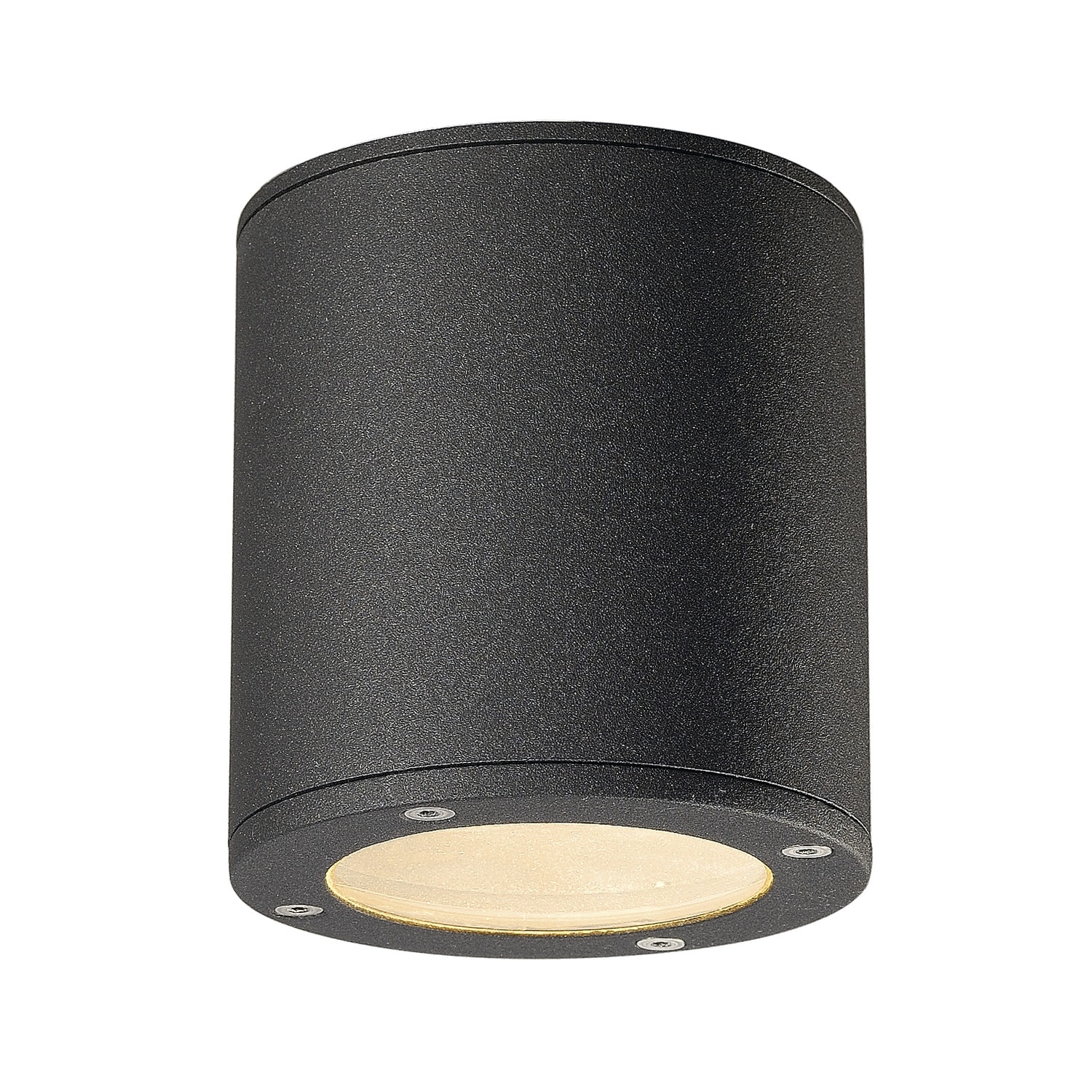 SLV Belgium Sitra Ceiling plafondopbouwdownlight 1x max 9W Gx53 230V D=10cm antraciet IP44 231545