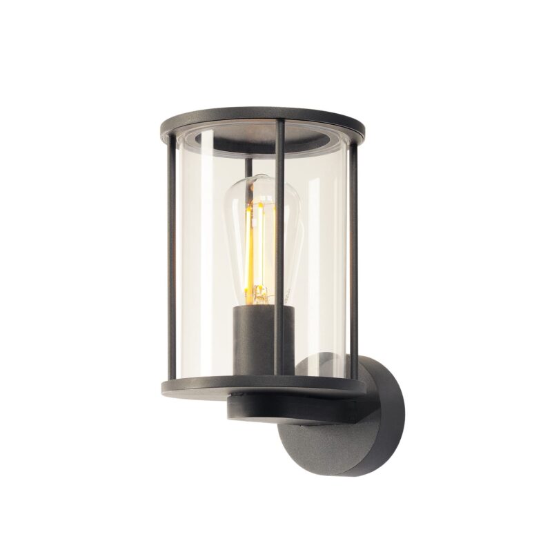 SLV Belgium PHOTONIA wandopbouw A60/E27 60W alu/glas IP55 rond antraciet 232045