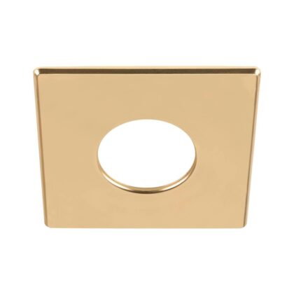 SLVtec UNIVERSAL DOWNLIGHT afdekking voor Downlight IP65 hoekig goud mat 1007193