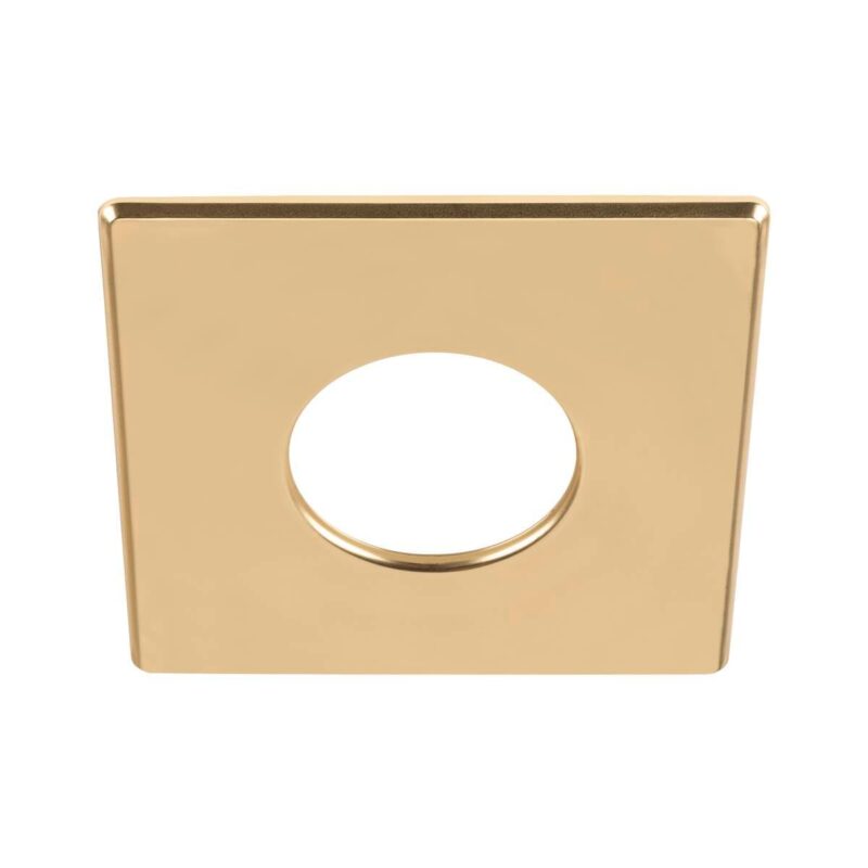SLVtec UNIVERSAL DOWNLIGHT afdekking voor Downlight IP65 hoekig goud mat 1007193