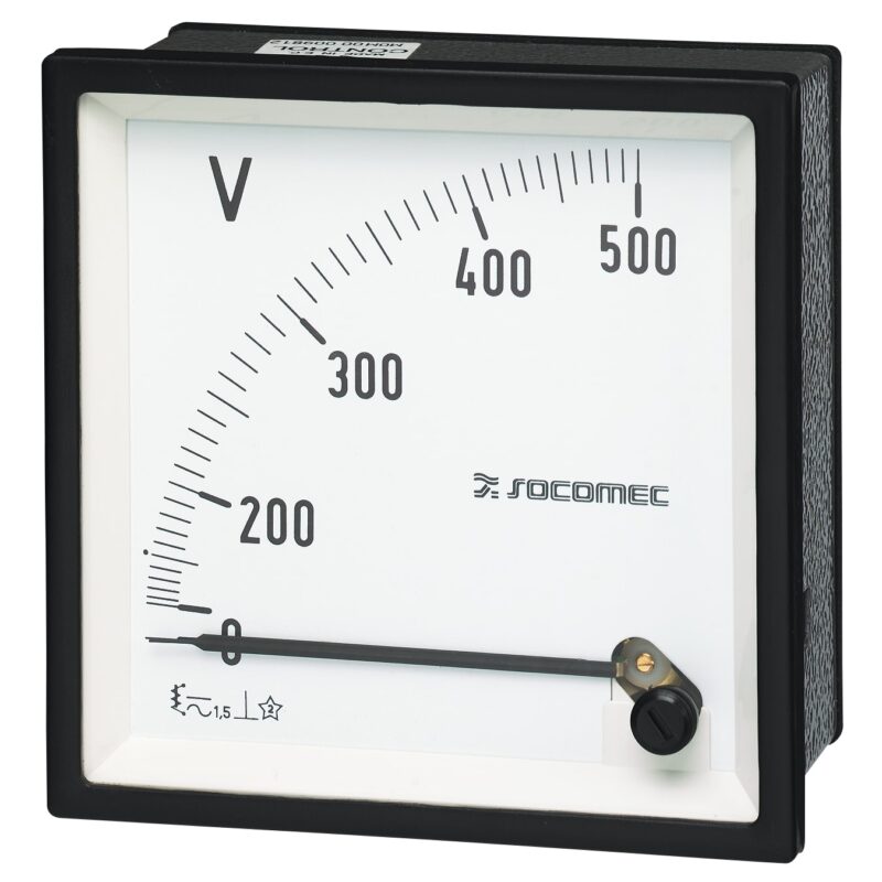 SOCOMEC Voltmeter d96a90-v 500v 192G1207