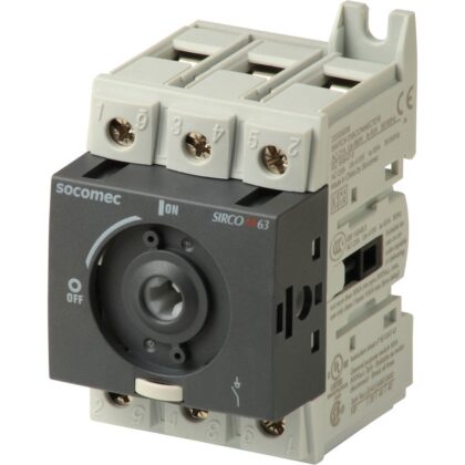SOCOMEC Schakelaars-scheiders 3p 63A modulaire