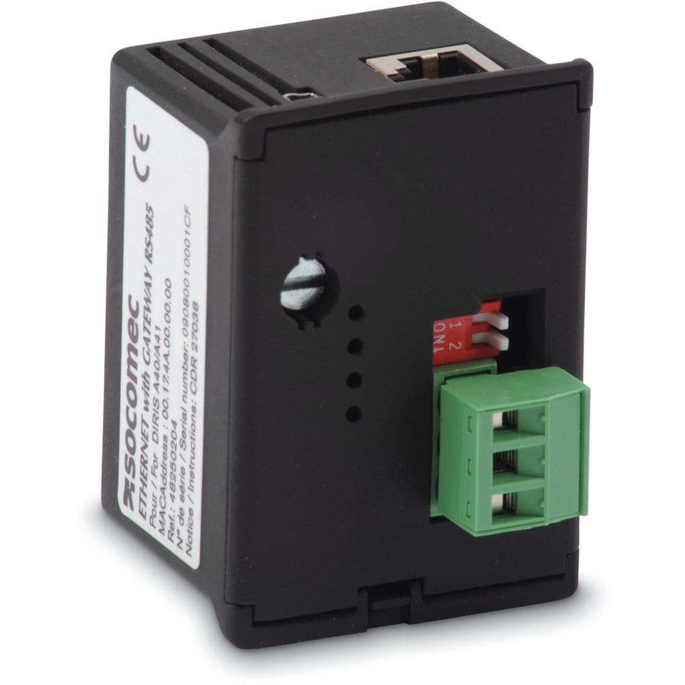 SOCOMEC Module Communicatie via Ethernet / interface RS485 Modbus voor Diris A40/A41/A6 48250204