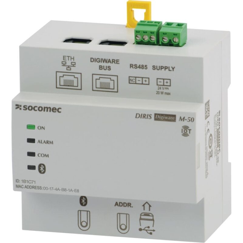 SOCOMEC GATEWAY ETHERNET / DIGIWARE / RS485 - BLE 48290221